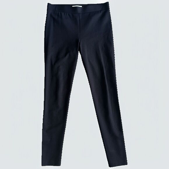 Two by Vince Camuto Womens Small Black Cigarette Pants Slim Leg Trousers - Picture 3 of 16